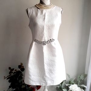 CRFS white skater dress
